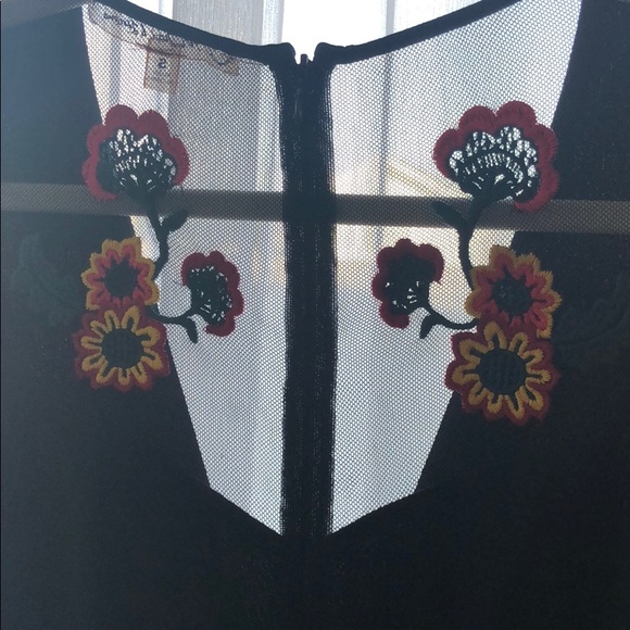 For love and lemons black romper floral appliqué - Picture 5 of 5